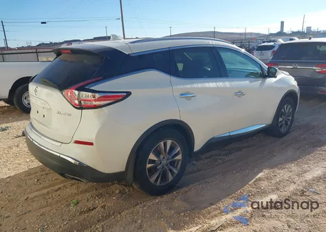 2017 Nissan Murano Sl z USA, uszkodzony, nr VIN 5N1AZ2MH5HN141954